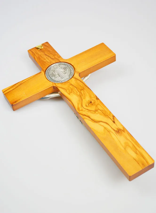 Saint Benedict Wood Cross - 30 cm (pic 4)