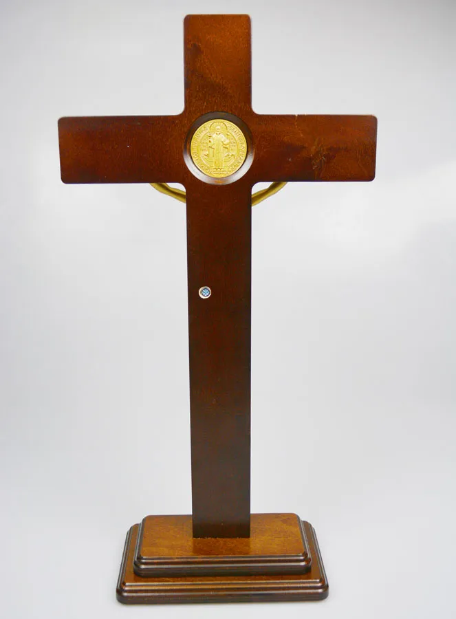 Large Cross on Base of Saint Benedict - 50cm (pic 4)