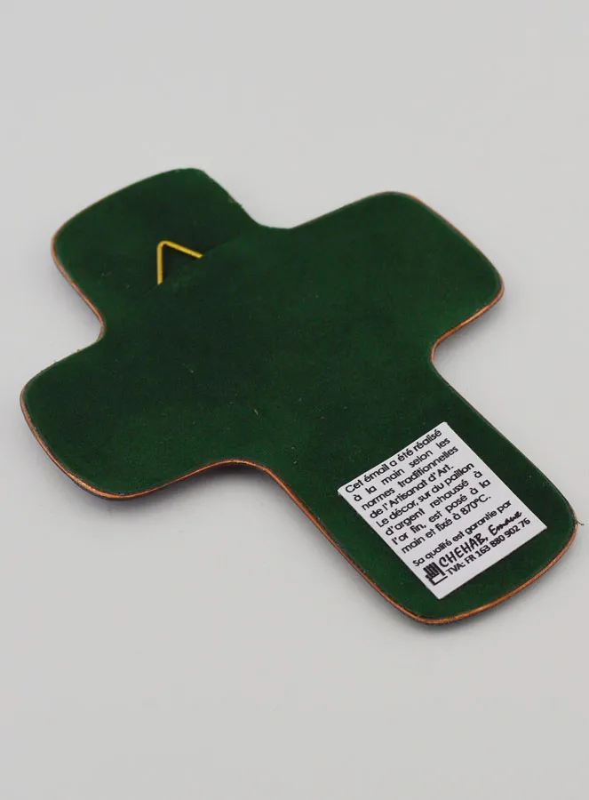 Lebanon Enamel Cross - My Baptism with Holy Virgin Mary (pic 4)