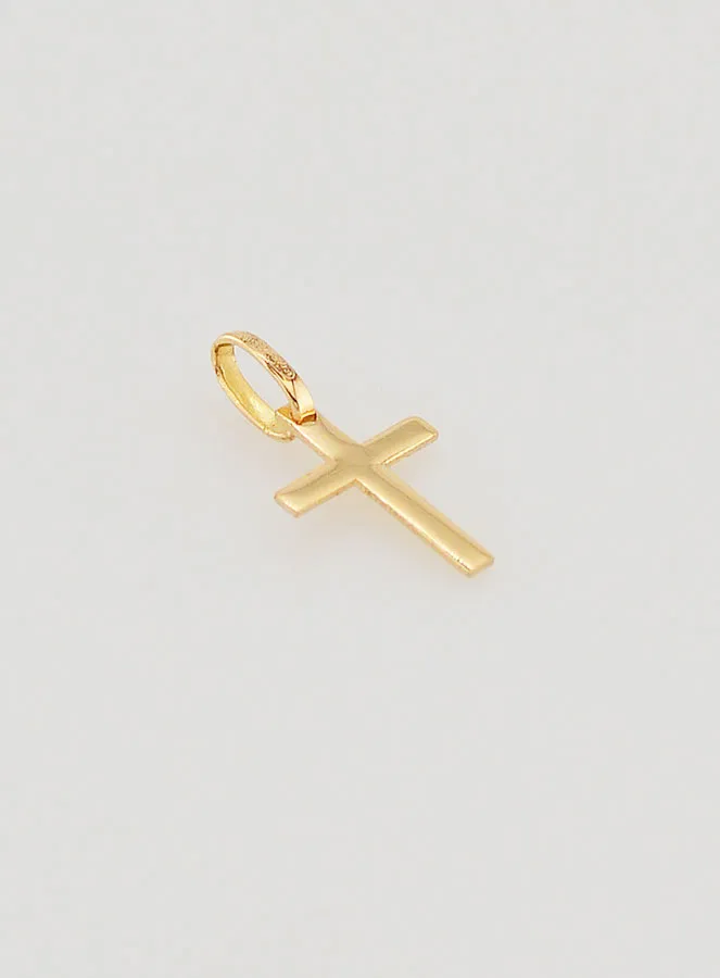 Shepherd's Star Cross Pendant - 10mm - 18Kt Solid Gold (pic 4)