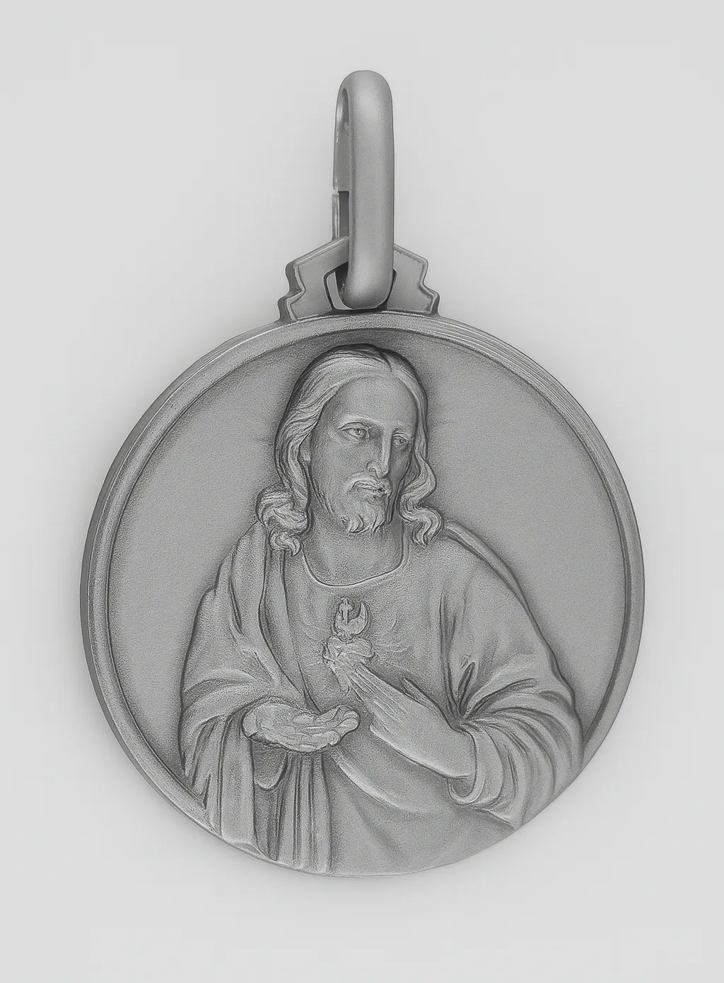 925 Silver Scapular Medal - 18mm (pic 2)