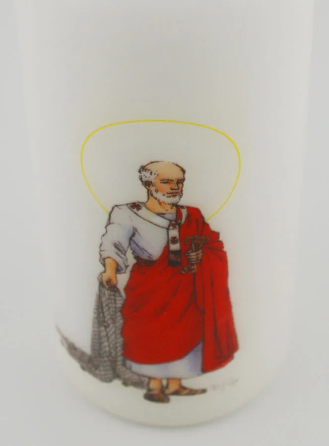 Saint Peter Remembrance Candle - French Handicraft (pic 4)