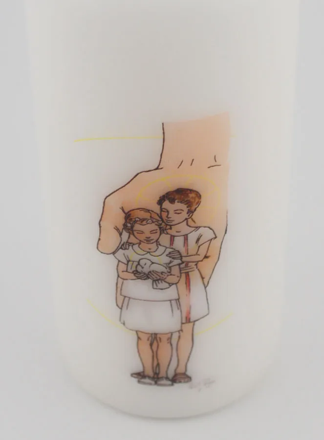 Confirmation Altar Candle - Girl (pic 4)