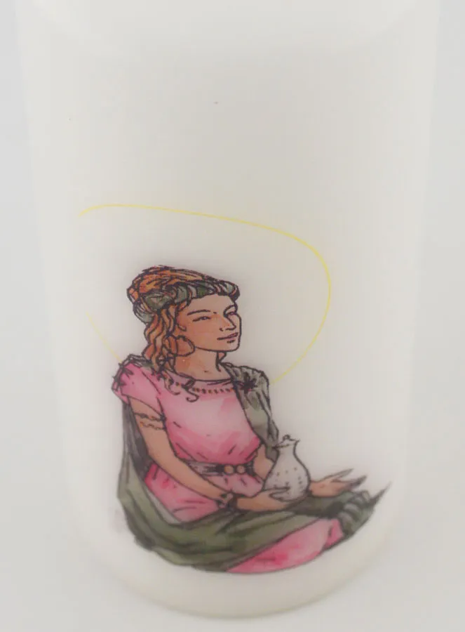 Holy Mary Magdalene Altar Candle (pic 4)