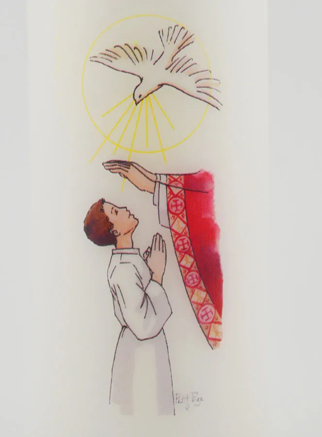 Confirmation Candle - Imposition of the Hands - Boy (pic 4)