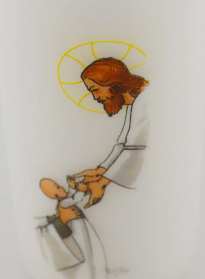 Baptism Altar Candle - Committed to Christ for Life (pic 4)