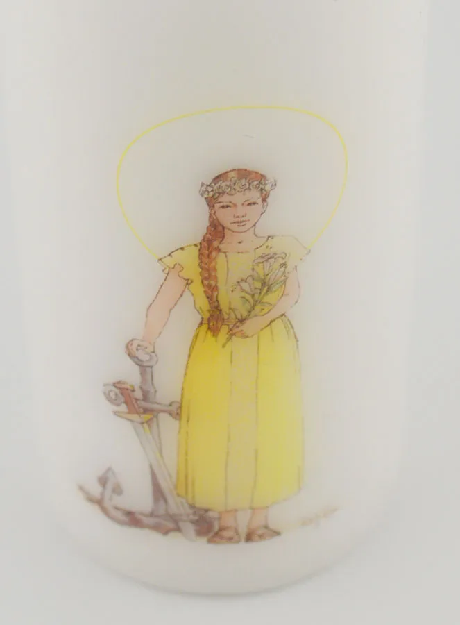 Saint Philomena Altar Candle (pic 4)