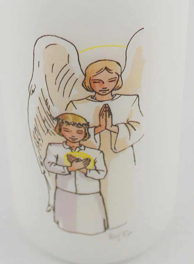 Thanksgiving Communion Candle - Blond Girl (pic 4)