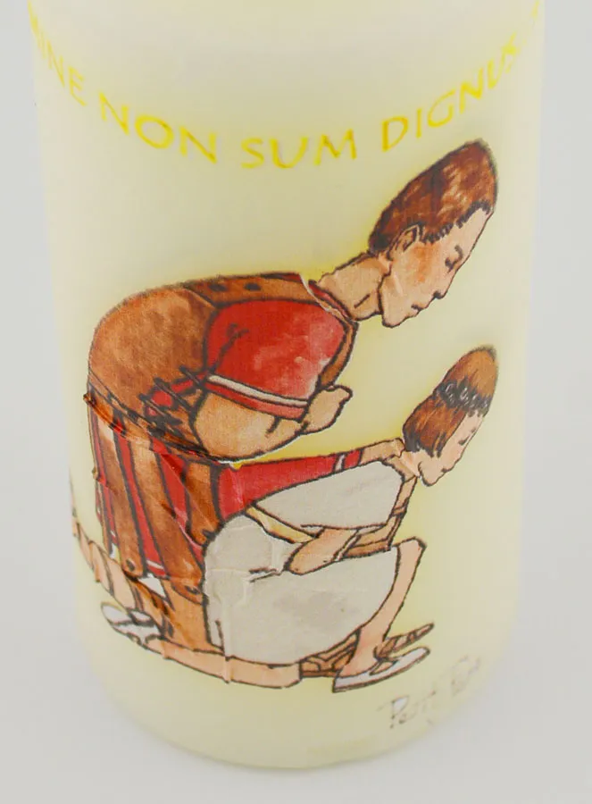 Communion Altar Candle - Centurion & Brown Haired Girl (pic 4)