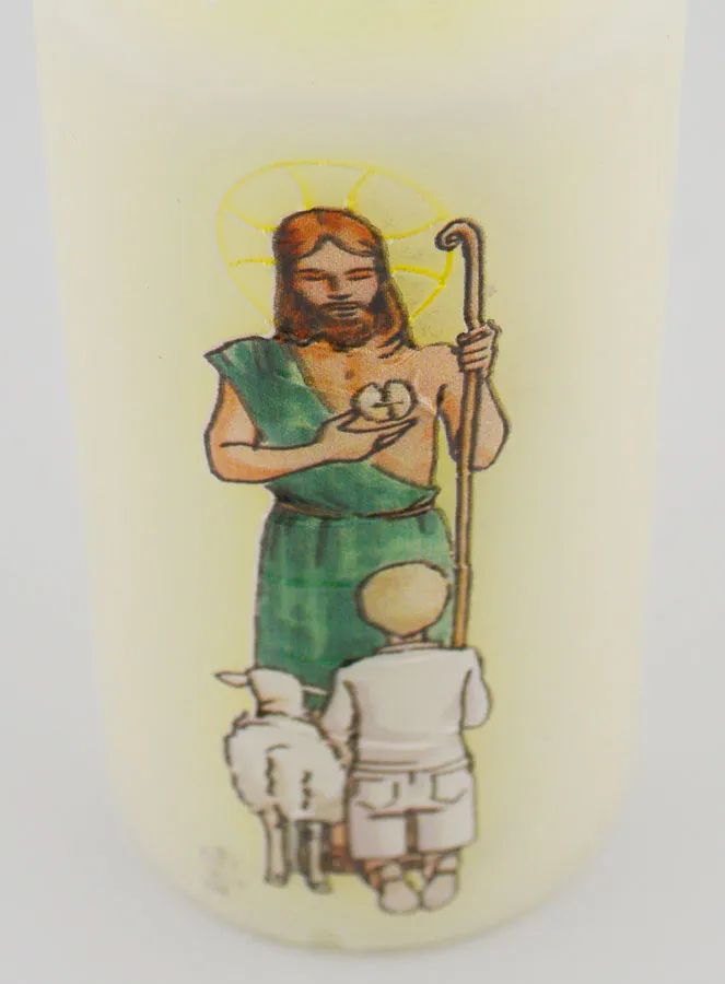 The Lord is my Shepherd Communion Church Candle - Blond Boy (pic 4)