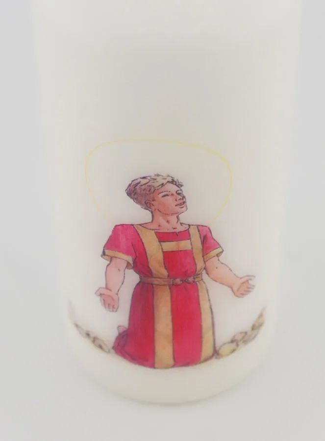 Saint Stephen Altar Candle (pic 4)