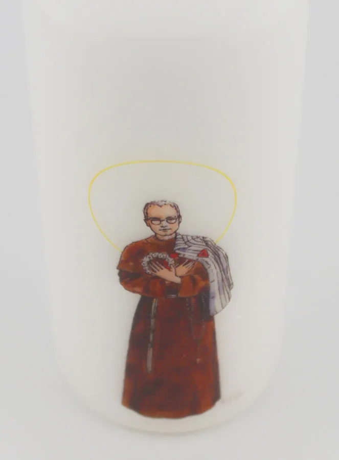 Altar Candle Saint Maximilian Kolbe (pic 4)