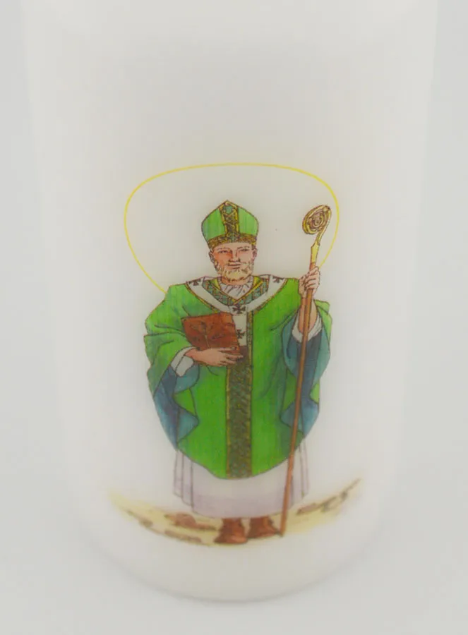 Saint Patrick Altar Candle (pic 4)