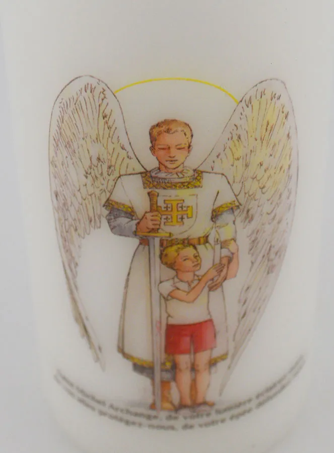 Communion Candle Protection of St. Michael Archangel - Boy (pic 4)