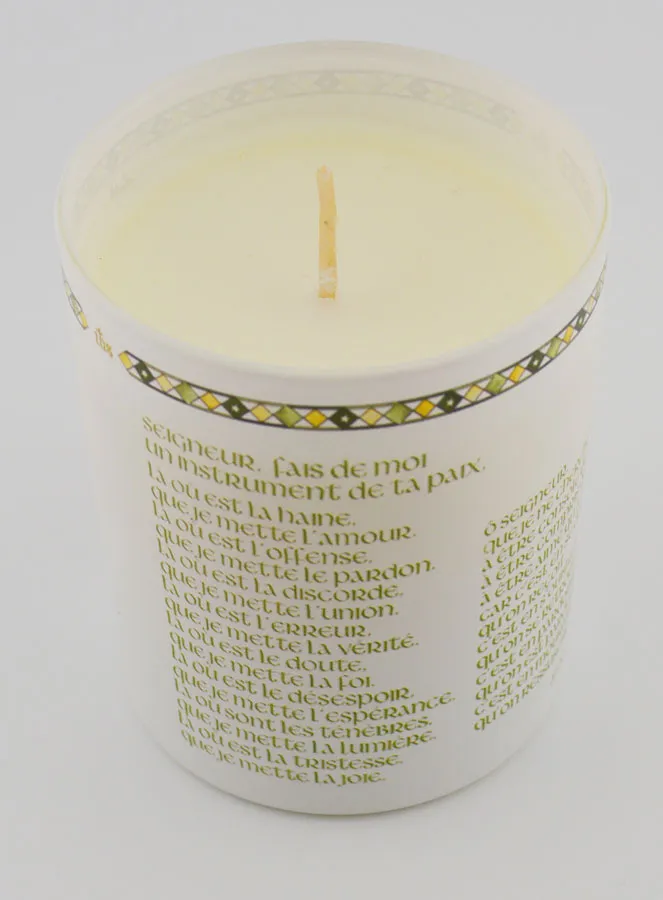 Saint Francis of Assisi Scented Luxury Candle with Prayer (pic 4)