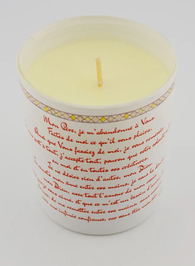 Scented Luxury Candle Saint Charles of Foucauld with Prayer (pic 4)