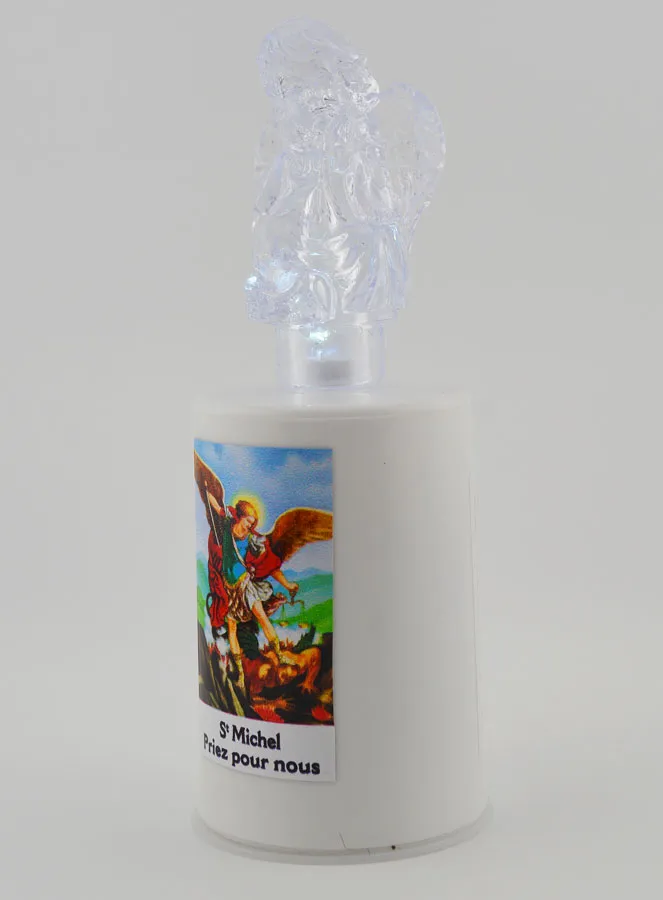 Saint Michael Archangel LED Church Candle - 60 days (pic 4)