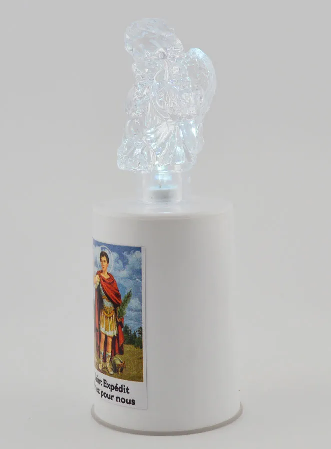 Saint Expeditus LED Church Candle - 60 days (pic 4)