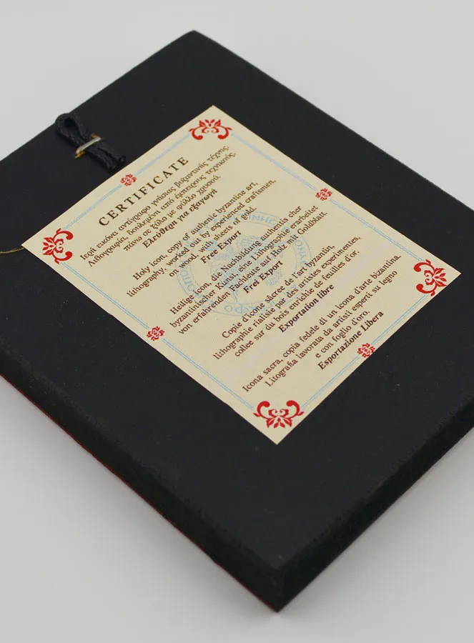 Byzantine Icon - Our Lady of Vladimir 13cm (pic 4)