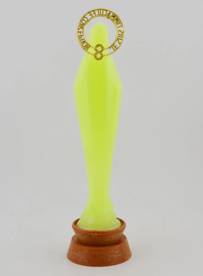Our Lady Luminous Statue - 14cm (pic 4)