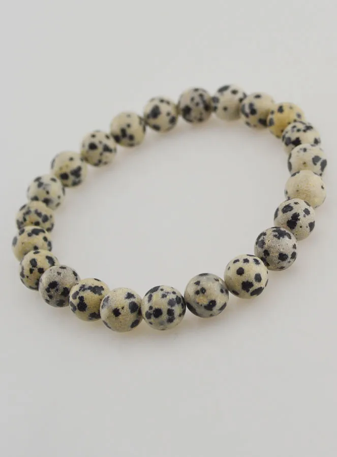 Gemstone Bracelet Dalmatian Jasper (pic 4)