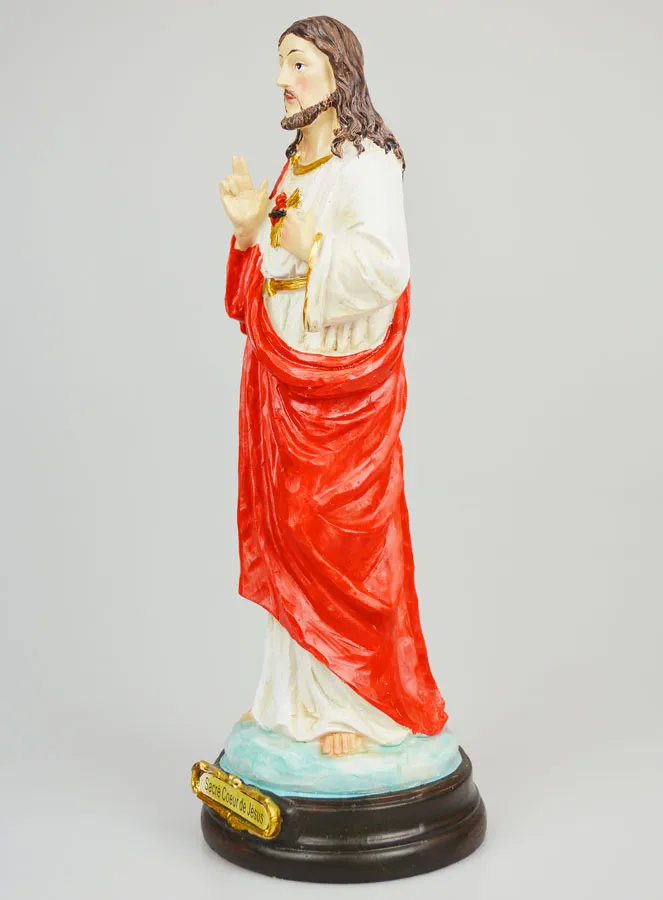 Resin Statue of the Sacred Heart of Jesus - 30 cm (pic 2)