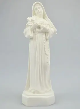 Saint Rita Alabaster Statue - 19cm (pic 1)