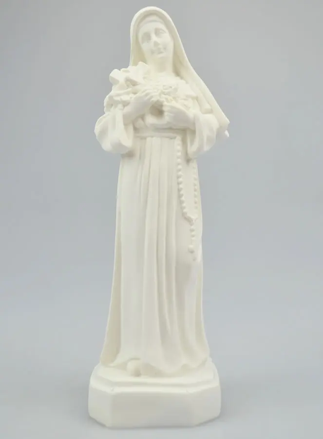 Saint Rita Alabaster Statue - 19cm (pic 2)