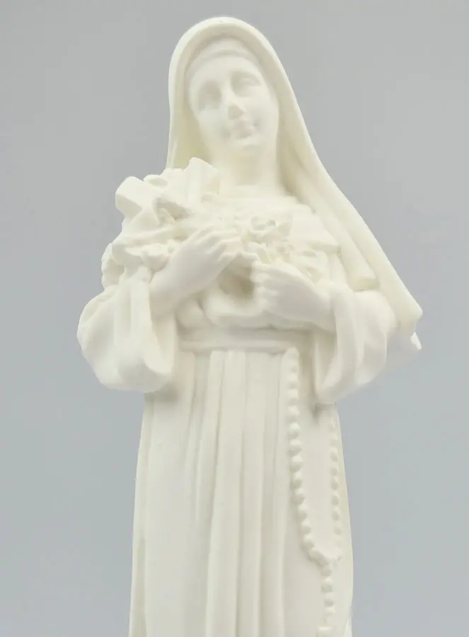 Saint Rita Alabaster Statue - 19cm (pic 3)
