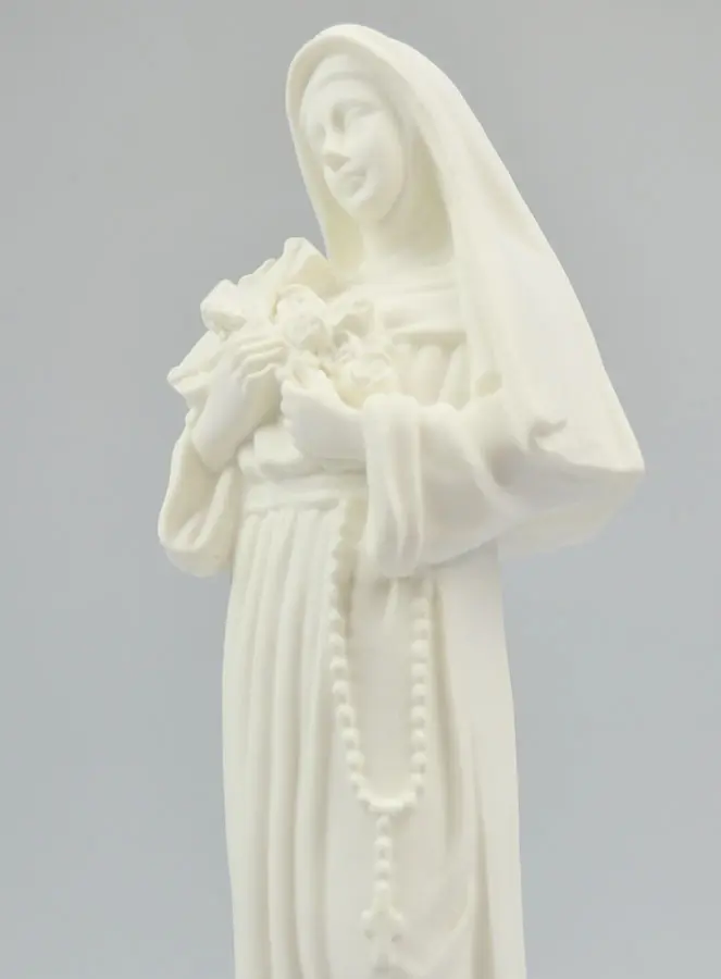 Saint Rita Alabaster Statue - 19cm (pic 4)