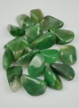 Green Chalcedony Tumbled Stone from Brazil (pic 1)