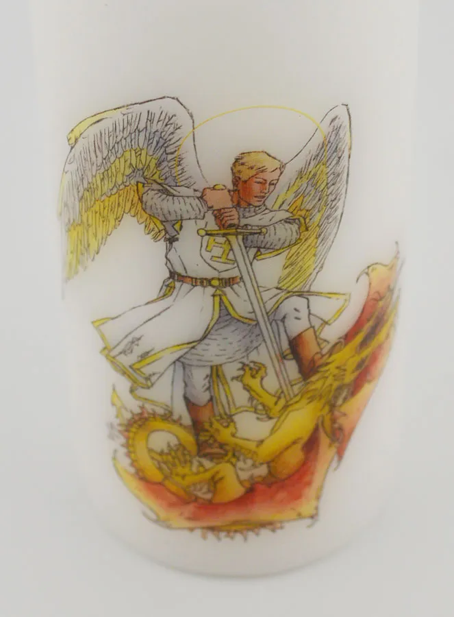 Candle Saint Michael the Archangel and the Dragon (pic 4)