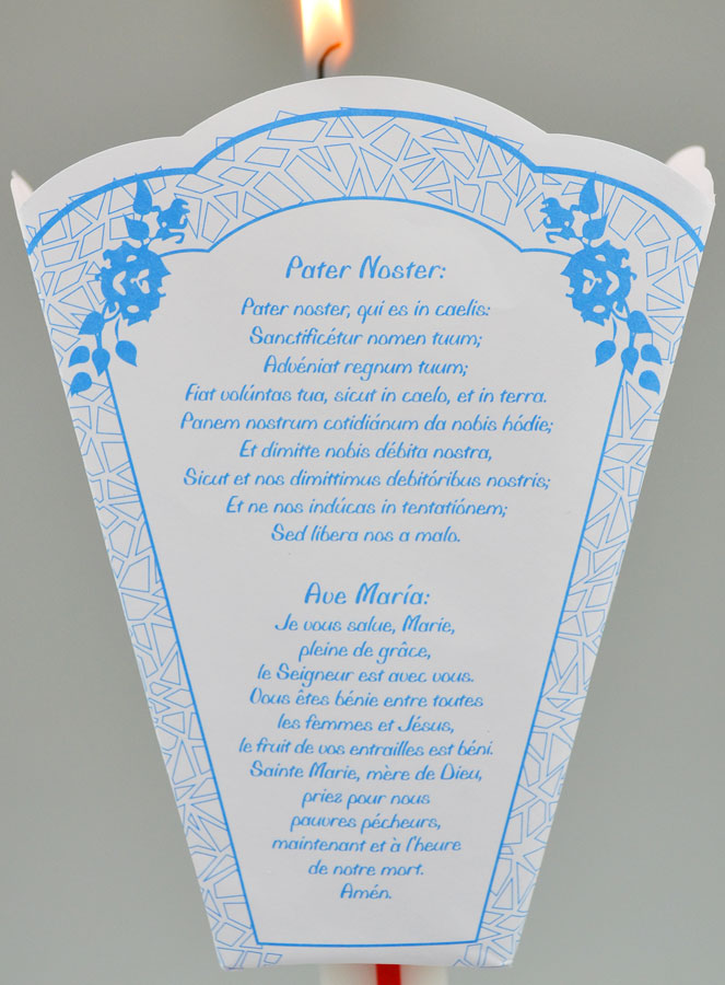 Lourdes Flame Wind Protector for Procession Candle Lourdes