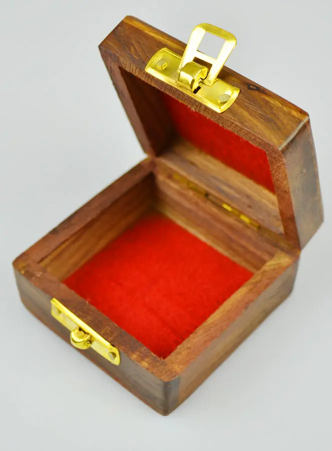 Wooden Rosary Box with Dove of Peace (pic 4)