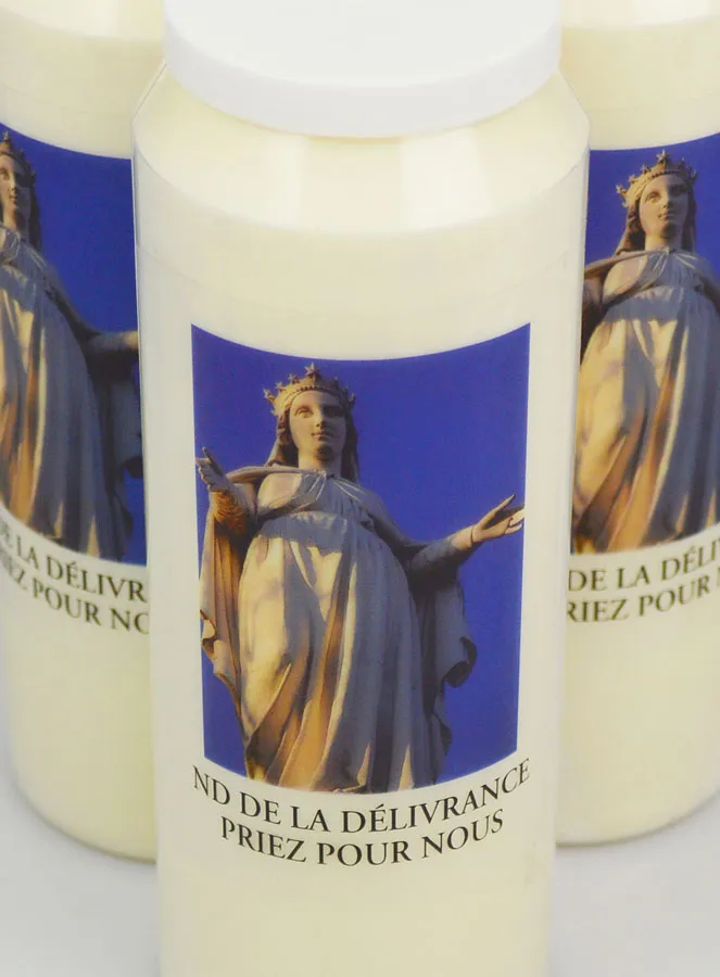 3 Sanctuary Candles Our Lady of Deliverance - 17.5cm (pic 4)