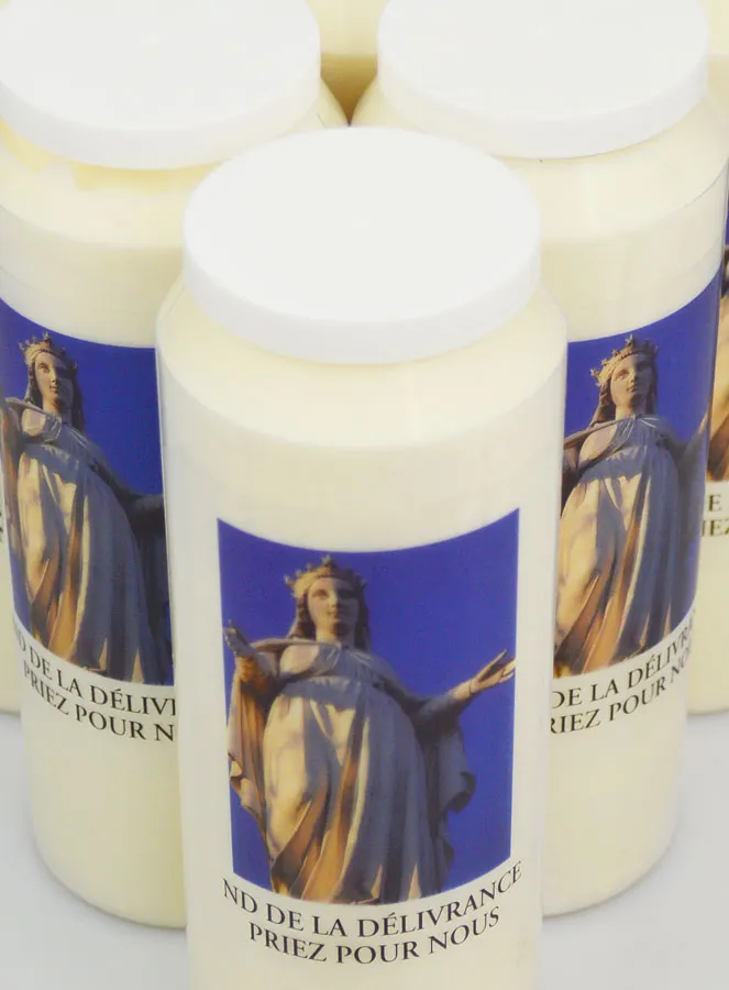 6 Sanctuary Candles Our Lady of Deliverance - 17.5cm (pic 4)