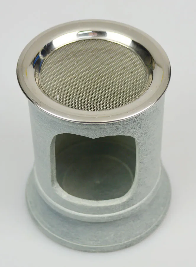 Soapstone Incense Burner Photophore - Flower of Life (pic 4)