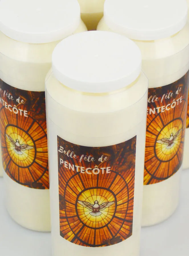 Set 10 Sanctuary Candles Happy Pentecost (pic 4)