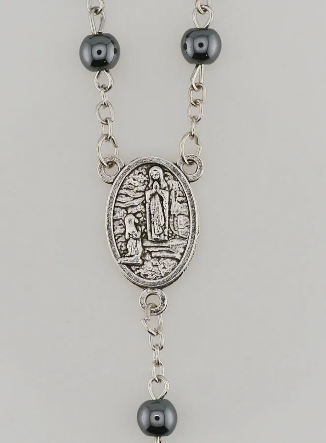 Hematite Beads Rosary (pic 4)