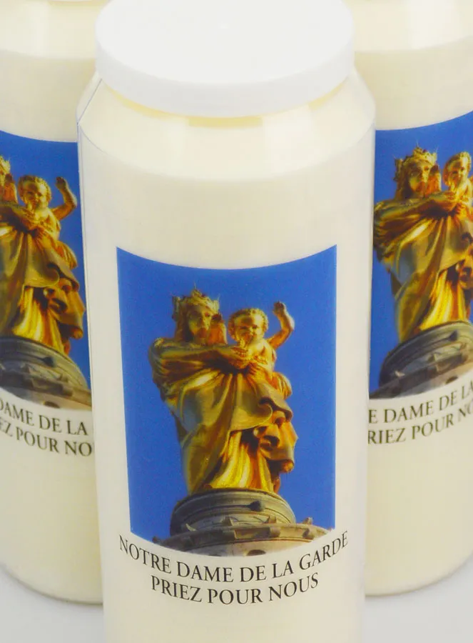 3 Sanctuary Candles Our Lady of Guard - 17.5cm (pic 4)