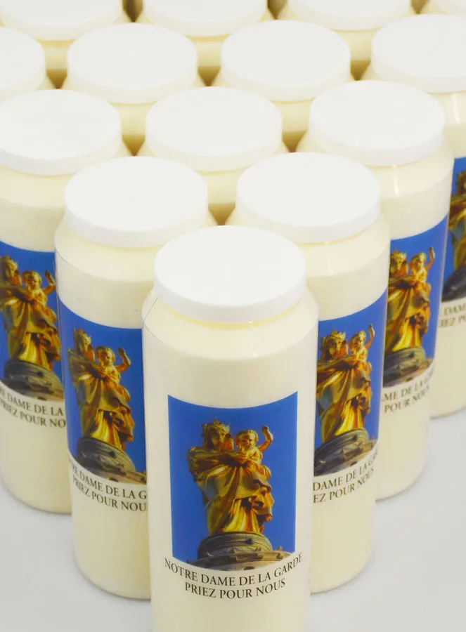 20 Sanctuary Candles Our Lady of Guard - 17.5cm (pic 4)