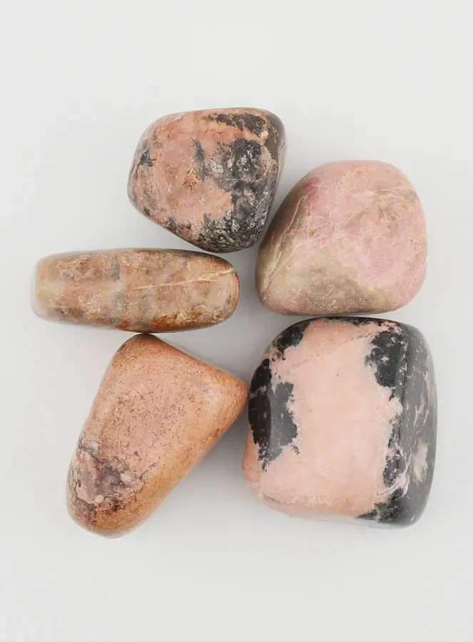Natural Tumbled Stone Rhodonite - 2cm (pic 1)