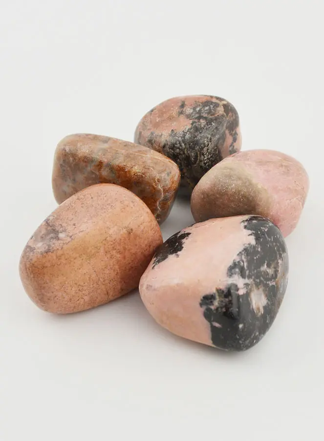 Natural Tumbled Stone Rhodonite - 2cm (pic 3)