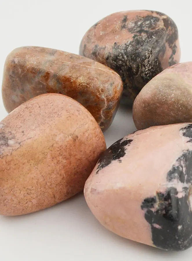 Natural Tumbled Stone Rhodonite - 2cm (pic 4)
