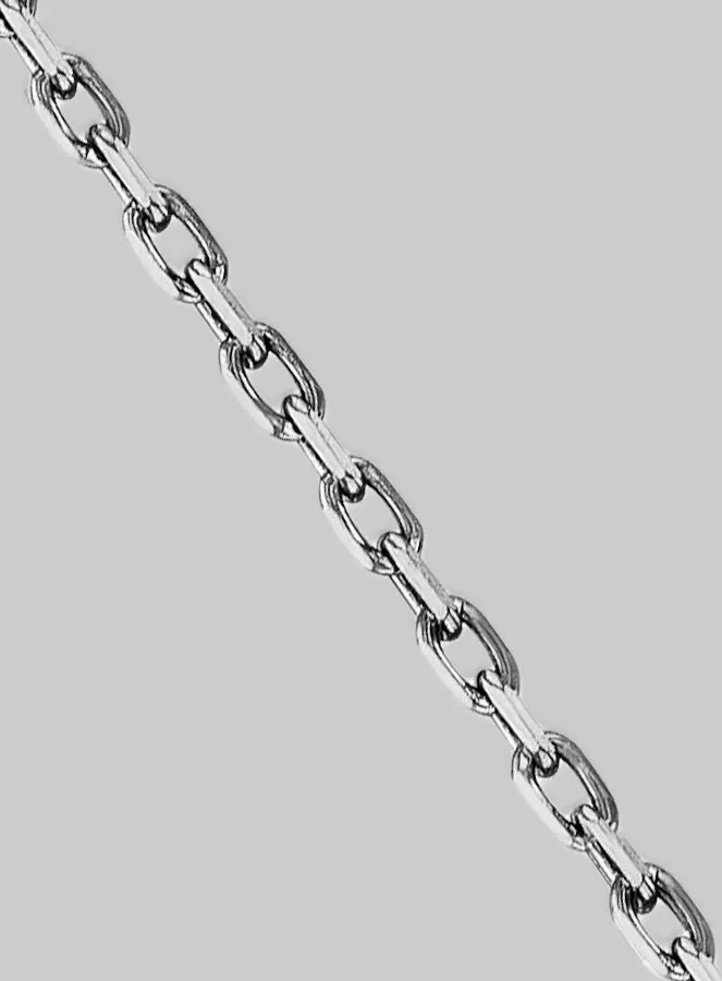 Silver Necklace 40cm - Convict Mesh 1,3mm (pic 2)