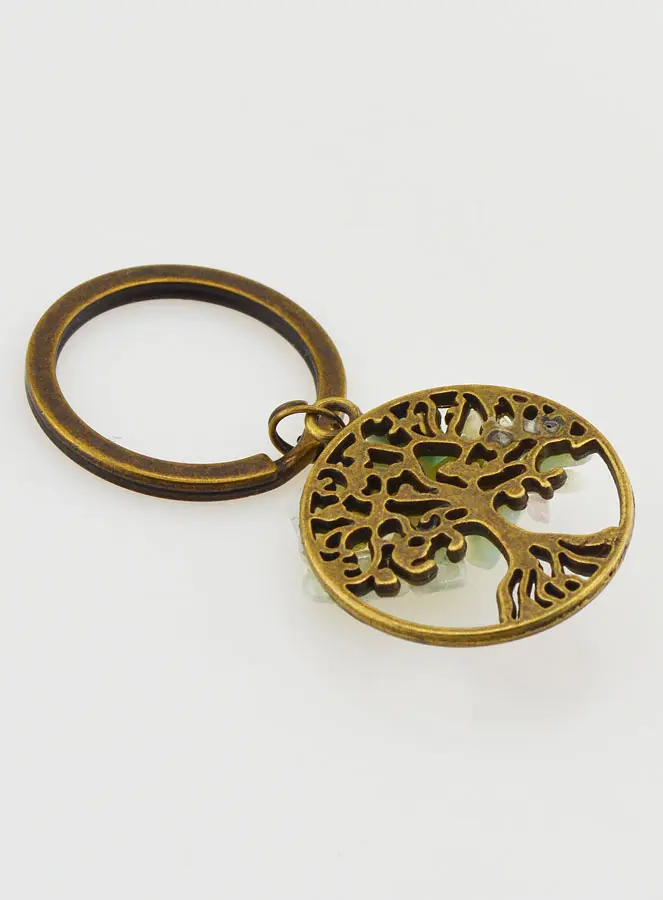 Keyring Tree of Life and Aventurine (pic 4)