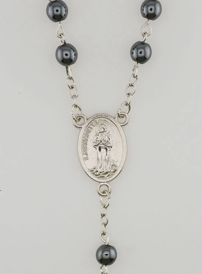 Black Fashion Lourdes Chaplet (pic 4)