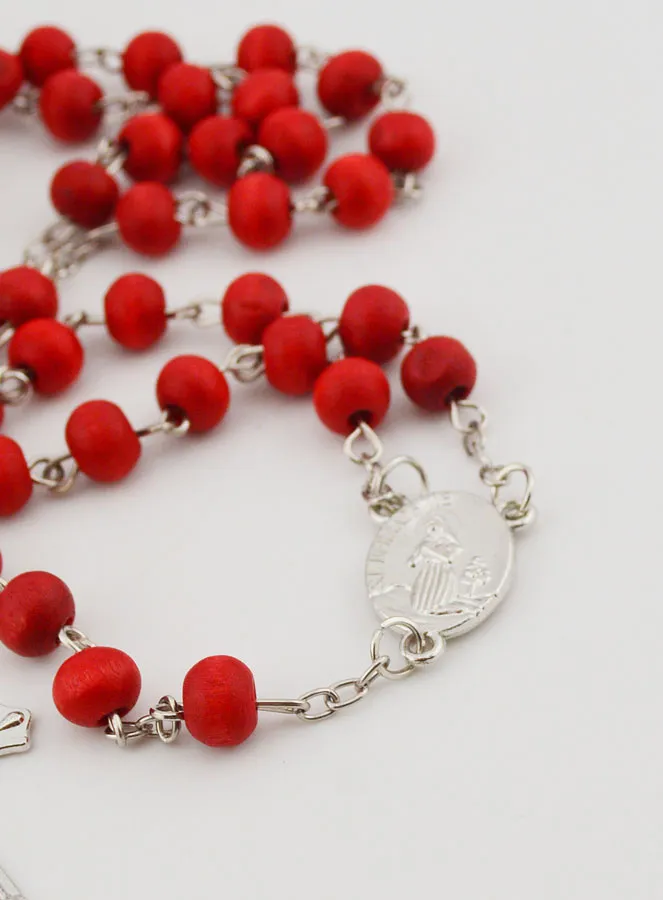Wooden Lourdes Rosary (pic 4)