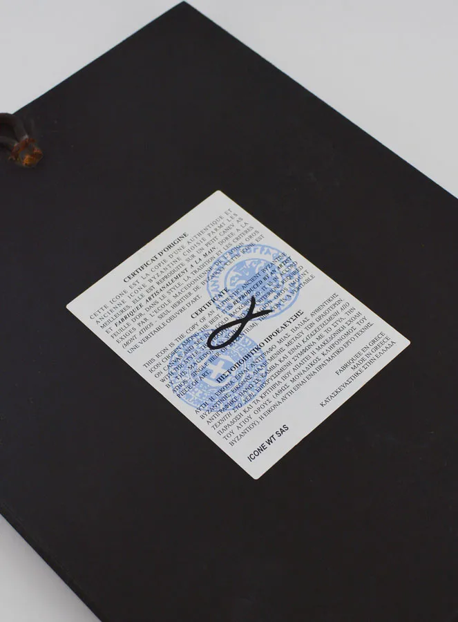 Byzantine Religious Icon of Saint Anthony - 24cm (pic 4)