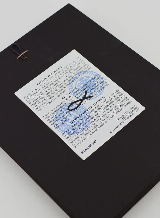 Byzantine Religious Icon of Saint Charbel - 18cm (pic 4)